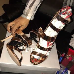 Kerina Rose Gold High Heel Shoe